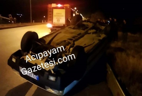Acıpayam'daki Kaza Ucuz Atlatıldı